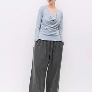 All row Keely top (draped long sleeve top)